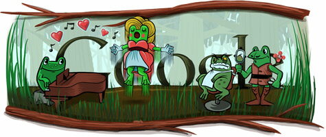 Logo Google conmemorativo del nacimiento de Charles Dickens.
